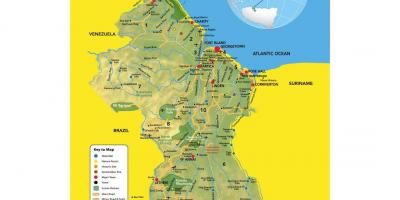 Mapa Gvajani mapu lokacija